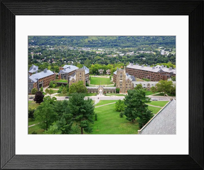 Framed Print : The view of Cornell University campus. Ithaca. New York.USA Framed Print : The view of Cornell University campus. Ithaca. New York.USA