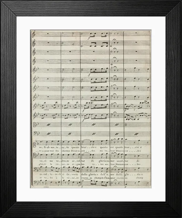 Framed Print : Gli Orazi e Curiazi (1810): An opera seria from 1810 Framed Print : Gli Orazi e Curiazi (1810): An opera seria from 1810