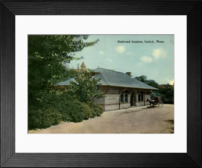 Framed Print : English: Early divided back postcard of the 1897 A Framed Print : English: Early divided back postcard of the 1897 A