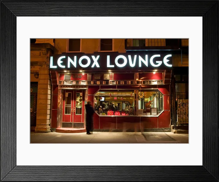Framed Print : Lenox Lounge; Manhattan, New York City, USA Framed Print : Lenox Lounge; Manhattan, New York City, USA