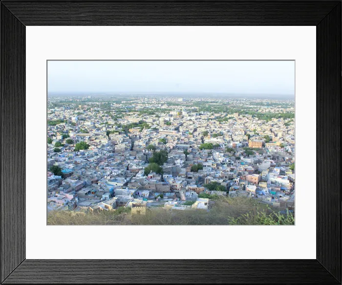 Framed Print : Barmer City - Rajasthan - India Framed Print : Barmer City - Rajasthan - India