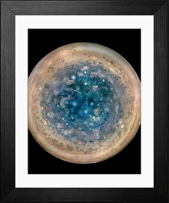 Framed Print : Jupiter's south pole Framed Print : Jupiter's south pole