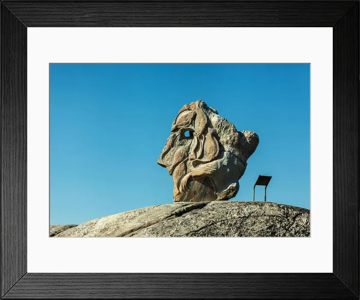 Framed Print : A statue in Ilulissat, Disko Bay, Greenland Framed Print : A statue in Ilulissat, Disko Bay, Greenland