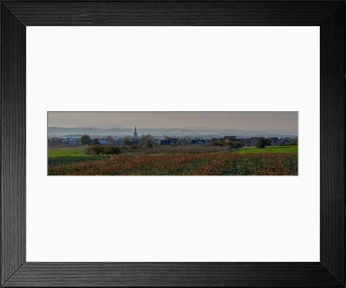 Framed Print : Village Myslakow after first light snow Lower Silesia Poland Framed Print : Village Myslakow after first light snow Lower Silesia Poland