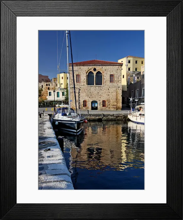 Framed Print : At the old port of Chania, Crete Framed Print : At the old port of Chania, Crete