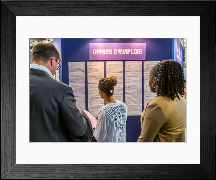 Framed Print : EMPLOYMENT REFERRALS Framed Print : EMPLOYMENT REFERRALS