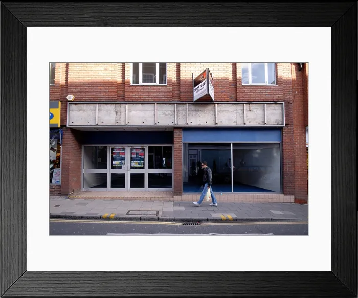 Framed Print : Closed down retail premises in Ipswich, Suffolk, UK Framed Print : Closed down retail premises in Ipswich, Suffolk, UK