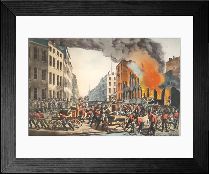Framed Print : The Life of a Fireman: The Ruins Framed Print : The Life of a Fireman: The Ruins