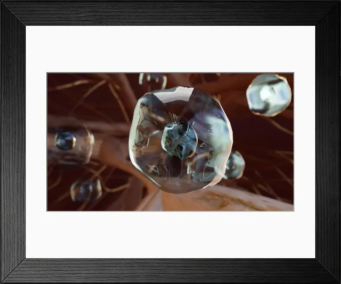 Framed Print : 3d illustration of Hemocytoblast Framed Print : 3d illustration of Hemocytoblast
