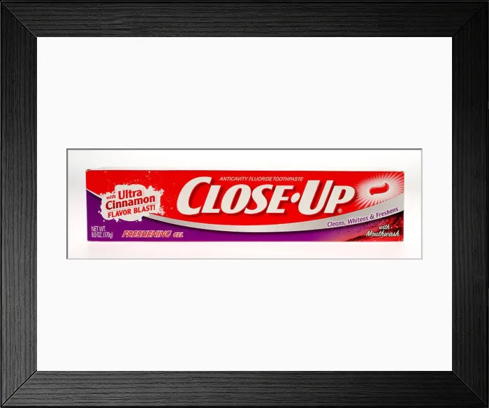 Framed Print : Winneconne, WI -4 Oct 2015: Box of Close Up toothpaste Framed Print : Winneconne, WI -4 Oct 2015: Box of Close Up toothpaste