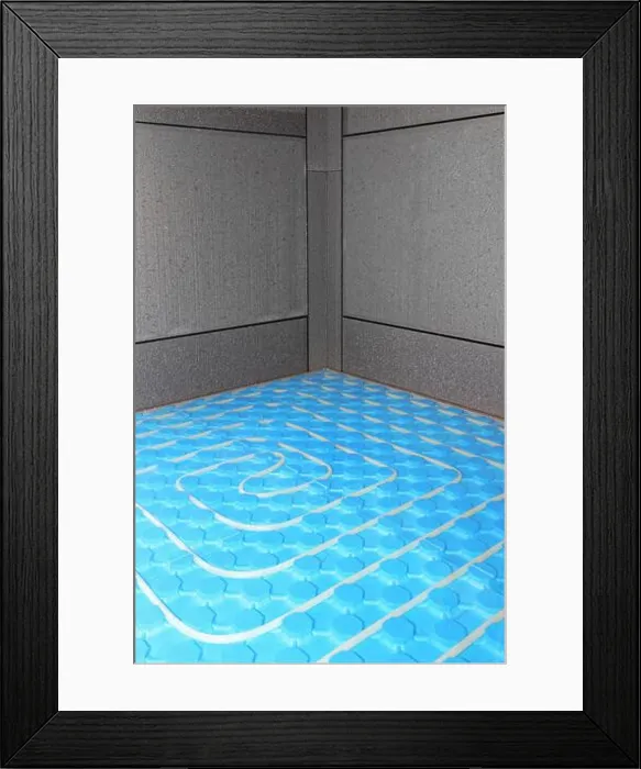 Framed Print : Underfloor Heating Framed Print : Underfloor Heating