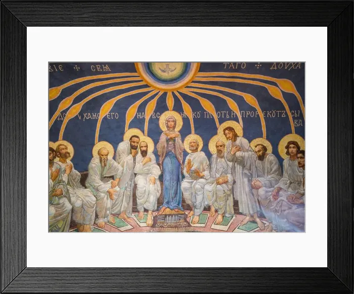 Framed Print : Old christian frescoes inside the Saint Cyril's Monastery church in Kyiv, Ukraine Framed Print : Old christian frescoes inside the Saint Cyril's Monastery church in Kyiv, Ukraine