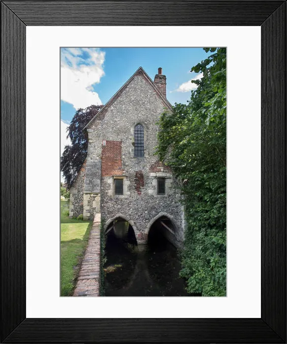 Framed Print : Greyfriars Chapel in the Franciscan Garden at Canterbury, Kent, UK Framed Print : Greyfriars Chapel in the Franciscan Garden at Canterbury, Kent, UK