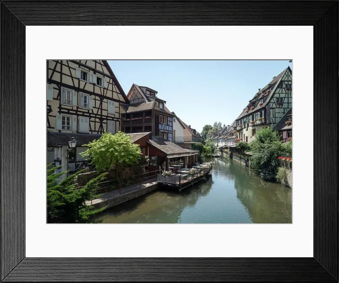 Framed Print : The Lauch River at Colmar, Alsace, France -1