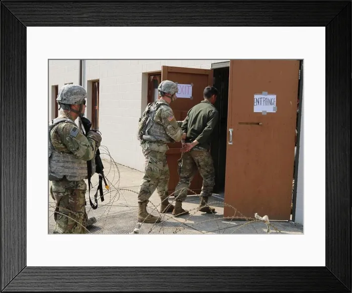 Framed Print : Soldiers from 66th Military Police Company Framed Print : Soldiers from 66th Military Police Company