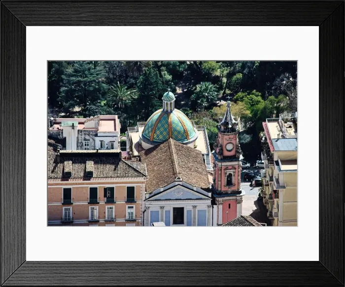 Framed Print : Panoramic view of the beautiful city of Salerno in Campania, Italy Framed Print : Panoramic view of the beautiful city of Salerno in Campania, Italy