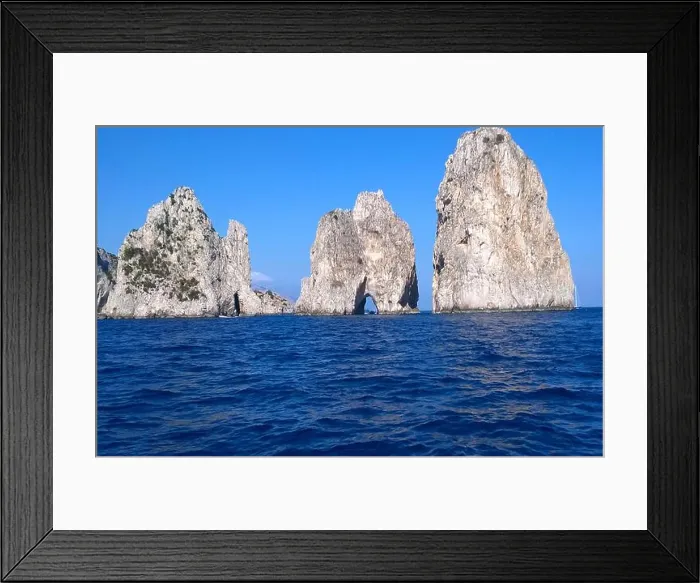 Framed Print : The rock formation known as Faraglioni de Mezzo Framed Print : The rock formation known as Faraglioni de Mezzo