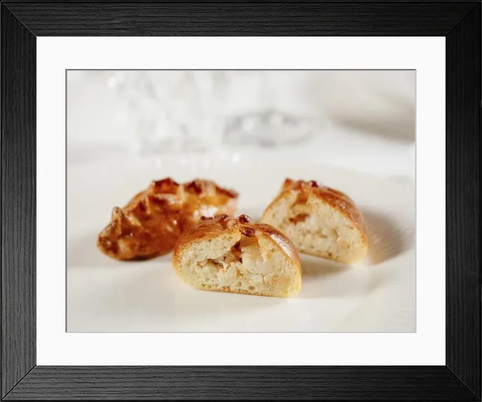 Framed Print : Small russian pies with minced salmon fish Russian Piroshki Framed Print : Small russian pies with minced salmon fish Russian Piroshki