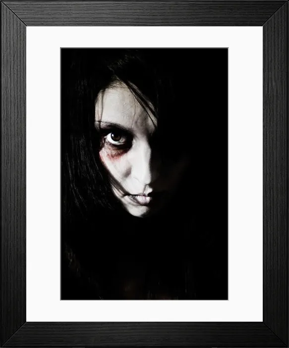 Framed Print : A Yurei, or Onryo - a vengeful ghost, as often seen in Japanese Horror Framed Print : A Yurei, or Onryo - a vengeful ghost, as often seen in Japanese Horror
