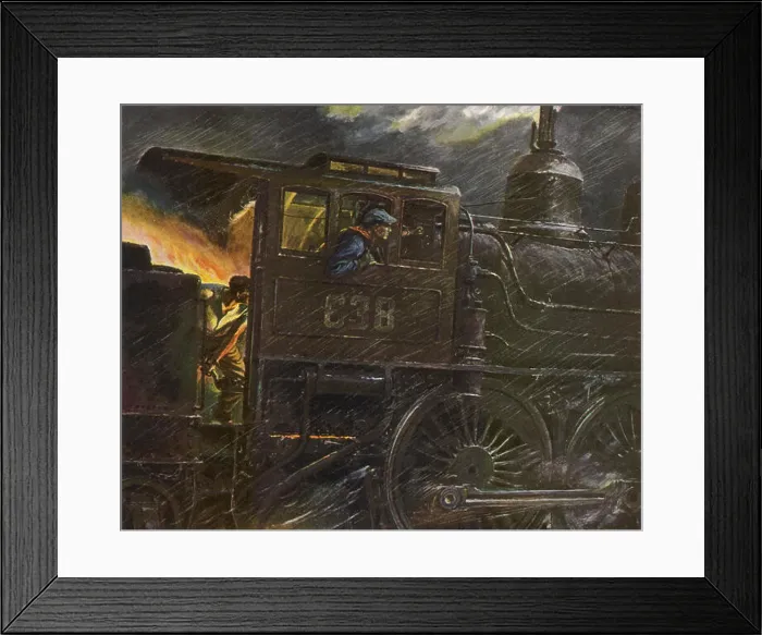 Framed Print : Casey Jones on Board Framed Print : Casey Jones on Board