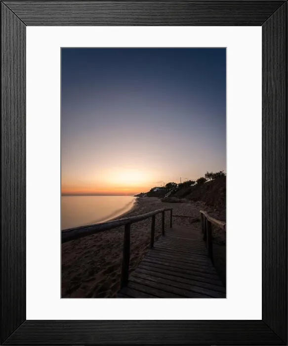 Framed Print : Sunset on the italian coastline Framed Print : Sunset on the italian coastline