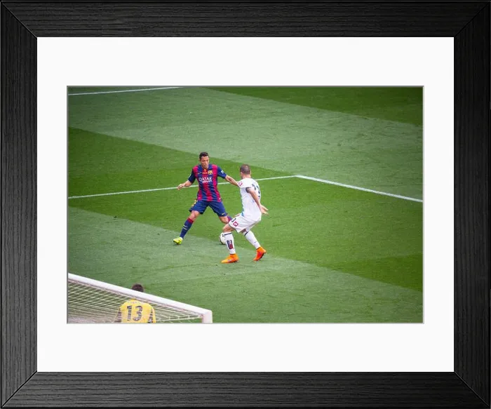 Framed Print : ADRIANO, BARCELONA FC, 2015: Adriano of Barcelona works an opening in the box Framed Print : ADRIANO, BARCELONA FC, 2015: Adriano of Barcelona works an opening in the box