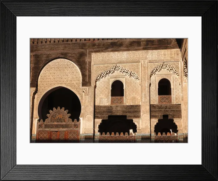 Framed Print : Details. Calligraphy Stucco and Tile Work Framed Print : Details. Calligraphy Stucco and Tile Work