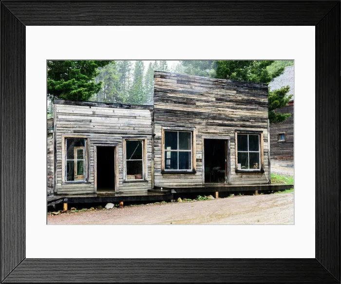 Framed Print : An old store in Garnet Ghost Town near Missoula, Montana USA Framed Print : An old store in Garnet Ghost Town near Missoula, Montana USA