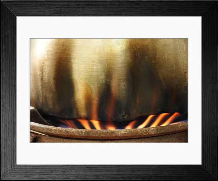 Framed Print : Fire under the cooking pot Framed Print : Fire under the cooking pot