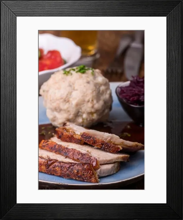 Framed Print : meal, hearty, roast pork, meals, hearties, roast porks Framed Print : meal, hearty, roast pork, meals, hearties, roast porks