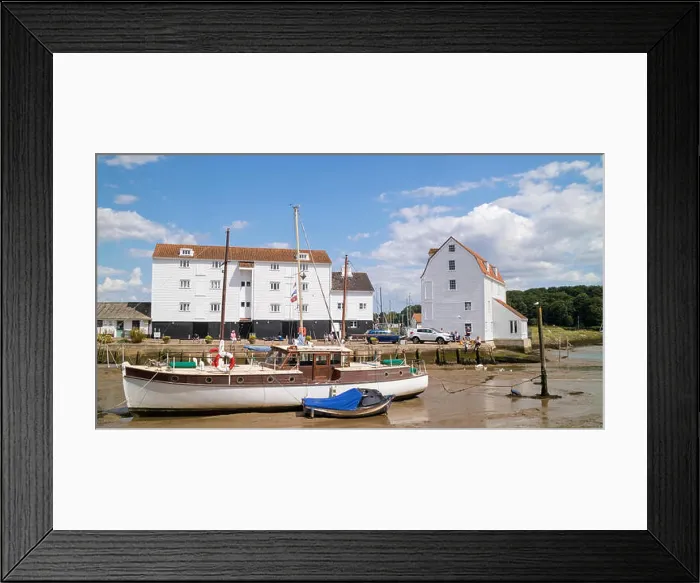 Framed Print : Woodbridge harbour and Tide Mill on the River Deben, Suffolk, East Anglia, England, UK Framed Print : Woodbridge harbour and Tide Mill on the River Deben, Suffolk, East Anglia, England, UK
