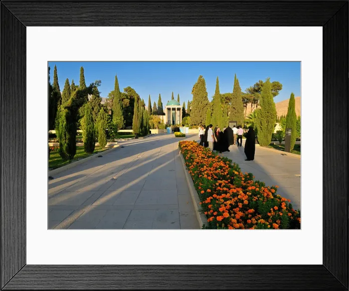 Framed Print : Mausoleum of the famous Persian poet Abu Muslih bin Abdallah Shirazi, Saadi, Saadiye, Shiraz, Fars, Iran, Persia, Asia Framed Print : Mausoleum of the famous Persian poet Abu Muslih bin Abdallah Shirazi, Saadi, Saadiye, Shiraz, Fars, Iran, Persia, Asia