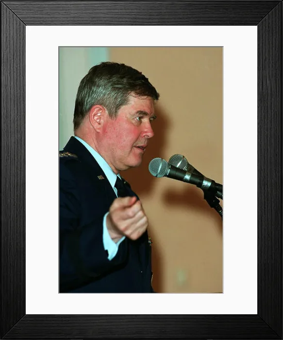 Framed Print : GENERAL J W RALSTON USAF SUPREME ALLIED COMMANDER EUR 20 February 2002 HOTEL BEVERLY HILLS BEVERLY HILLS LA USA Framed Print : GENERAL J W RALSTON USAF SUPREME ALLIED COMMANDER EUR 20 February 2002 HOTEL BEVERLY HILLS BEVERLY HILLS LA USA