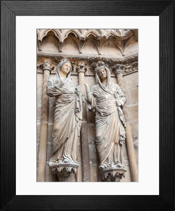 Framed Print : The 13th-century Reims or Rheims cathedral of Notre-Dame Framed Print : The 13th-century Reims or Rheims cathedral of Notre-Dame