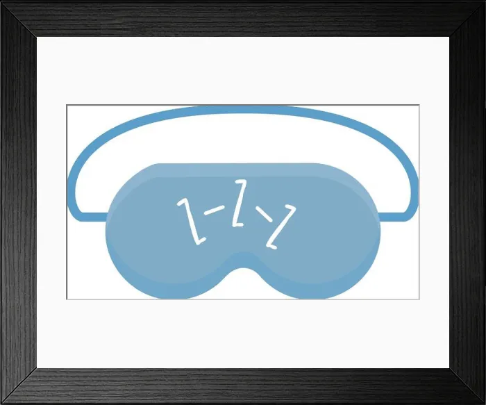Framed Print : Zzz sleeping mask icon. Cartoon of zzz sleeping mask vector icon for web design isolated on white background Framed Print : Zzz sleeping mask icon. Cartoon of zzz sleeping mask vector icon for web design isolated on white background