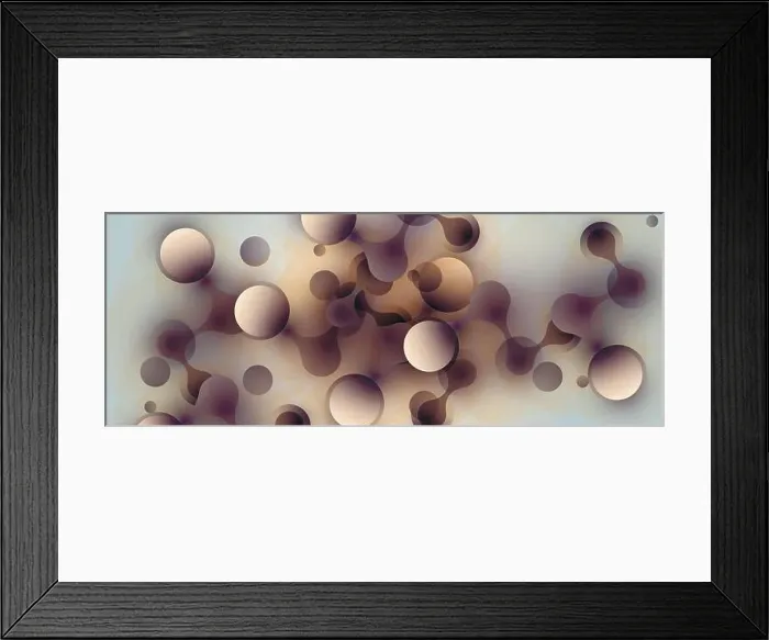 Framed Print : Abstract vector pattern molecule connection design Framed Print : Abstract vector pattern molecule connection design