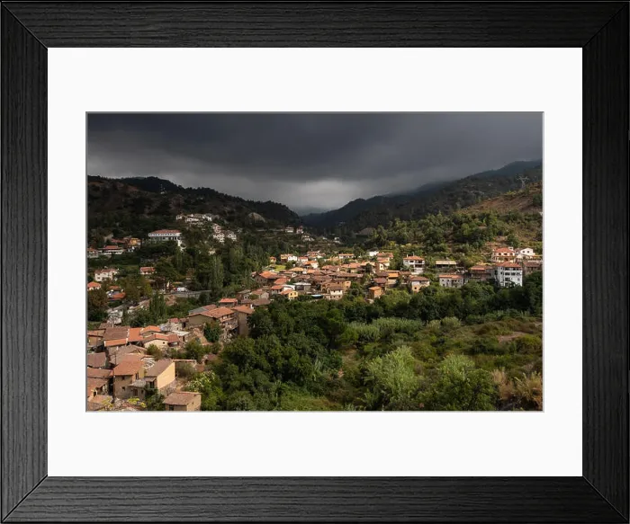 Framed Print : Panoramic photo of the picturesque Framed Print : Panoramic photo of the picturesque