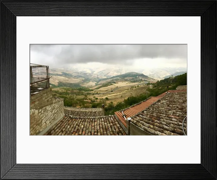 Framed Print : Petralia Soprana, Sicily Framed Print : Petralia Soprana, Sicily