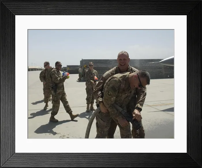 Framed Print : Brig. Gen. Jim Sears, commander of the 455th Air Expeditionary Wing Framed Print : Brig. Gen. Jim Sears, commander of the 455th Air Expeditionary Wing