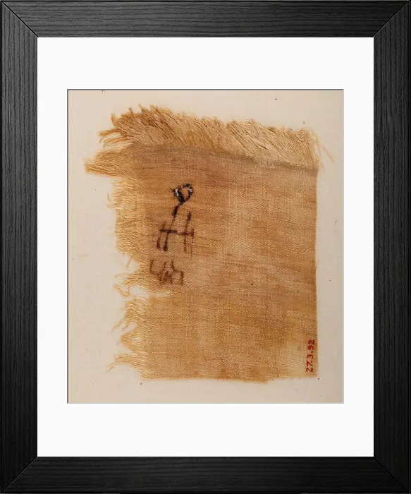 Framed Print : Linen mark (Type III). Dimensions: H Framed Print : Linen mark (Type III). Dimensions: H