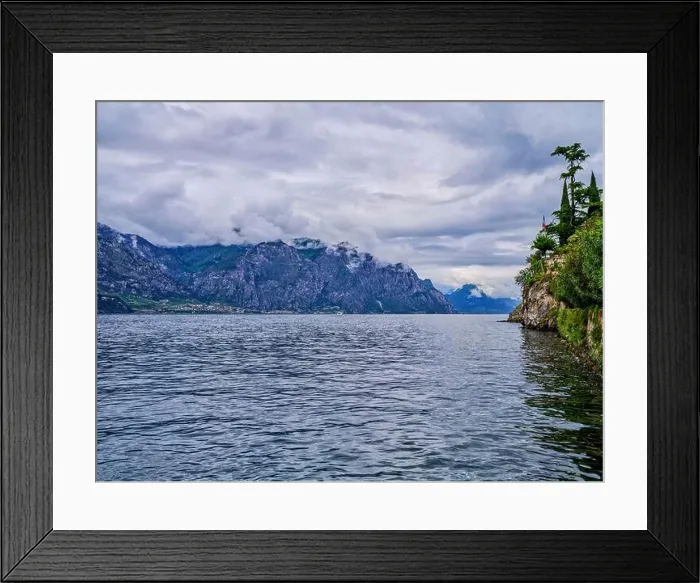 Framed Print : Italy, Malcesine, Impressions, on foot through the town, view of the lake Framed Print : Italy, Malcesine, Impressions, on foot through the town, view of the lake