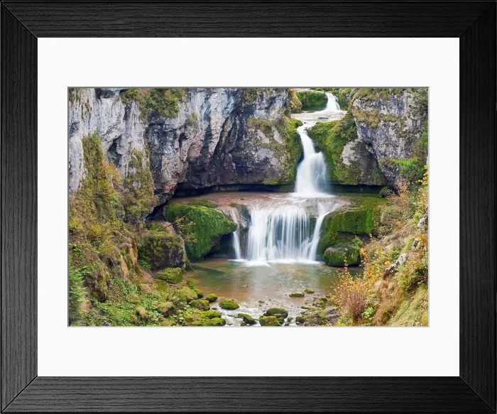 Framed Print : La Billaude waterfall, Le Vaudioux Framed Print : La Billaude waterfall, Le Vaudioux
