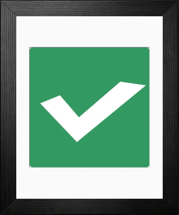 Framed Print : Checkbox icon. Questionnaire. Surveys. Editable vector Framed Print : Checkbox icon. Questionnaire. Surveys. Editable vector