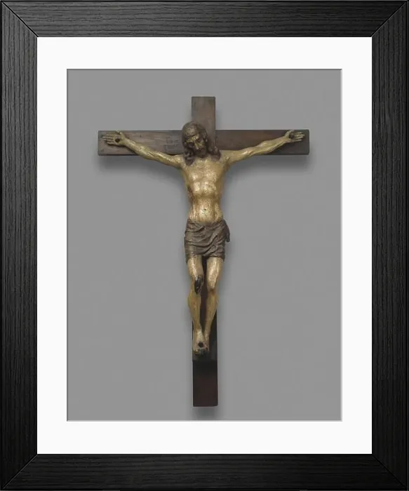 Framed Print : Crusifix'. Italy. Florence, Circa 1500 (cross was created afterwards) Framed Print : Crusifix'. Italy. Florence, Circa 1500 (cross was created afterwards)