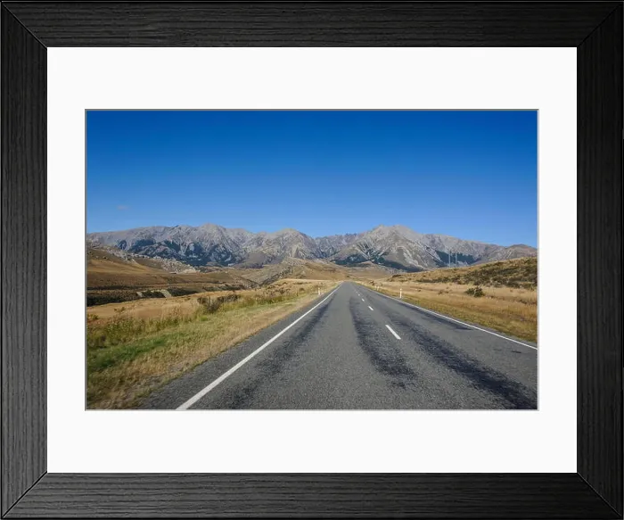 Framed Print : Road leading through the beautiful mountain scenery around Arthur's Pass, South Island, New Zealand, Pacific Framed Print : Road leading through the beautiful mountain scenery around Arthur's Pass, South Island, New Zealand, Pacific
