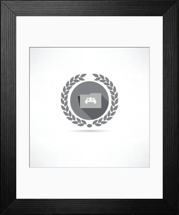 Framed Print : game icon Framed Print : game icon