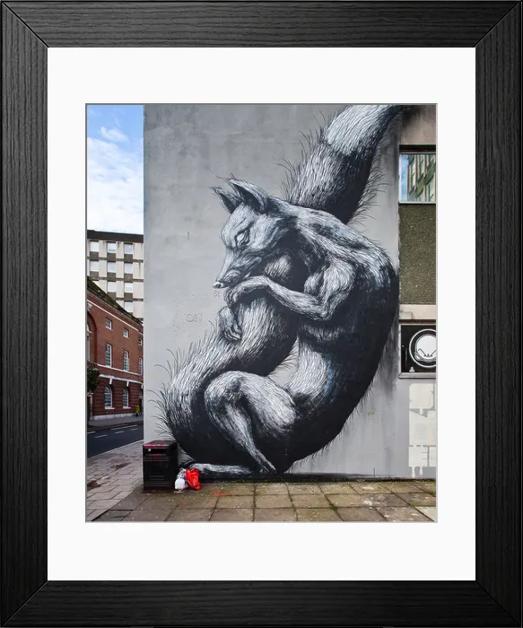 Framed Print : Street art painted as part of the See No Evil event - in Nelson Street, Bristol Framed Print : Street art painted as part of the See No Evil event - in Nelson Street, Bristol