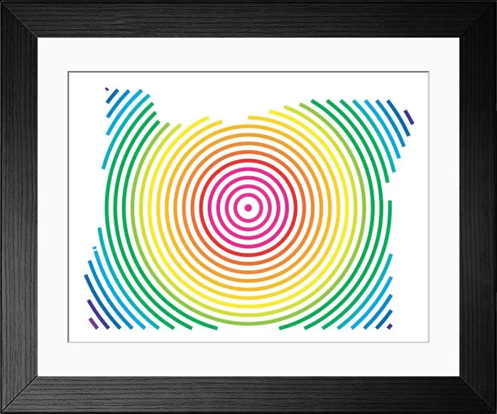 Framed Print : Symbol Map of the State Oregon (United States of America) Framed Print : Symbol Map of the State Oregon (United States of America)
