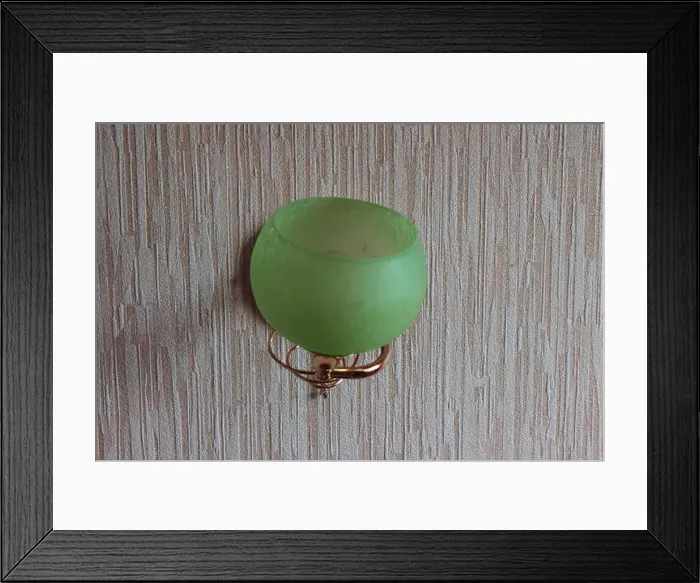 Framed Print : hanging on the wall lamp Framed Print : hanging on the wall lamp