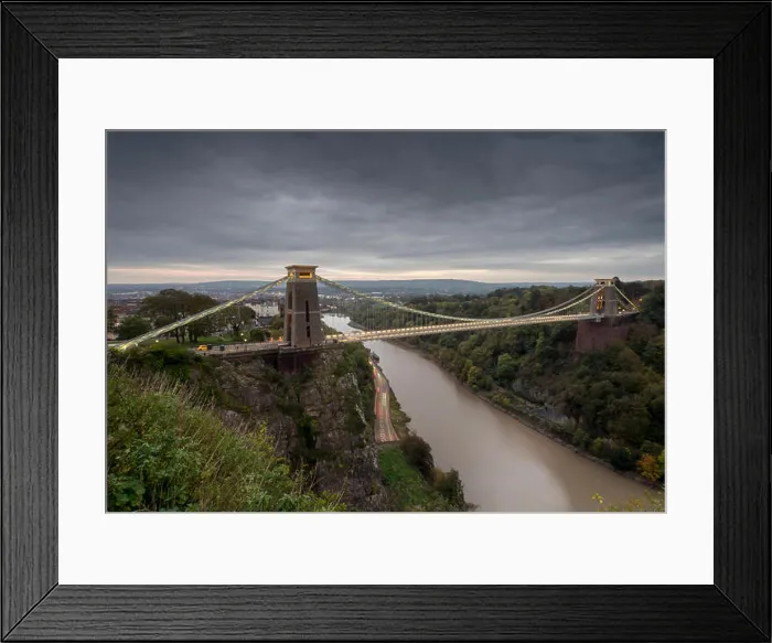 Framed Print : uk, england, Bristol, Clifton suspension bridge Framed Print : uk, england, Bristol, Clifton suspension bridge